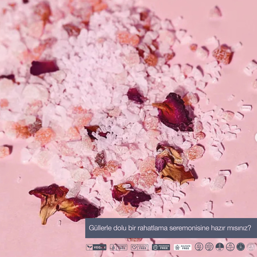 Relaxing Rose Petal Bath Salt-4 Rahatlatıcı Gül Yapraklı Banyo Tuzu-4